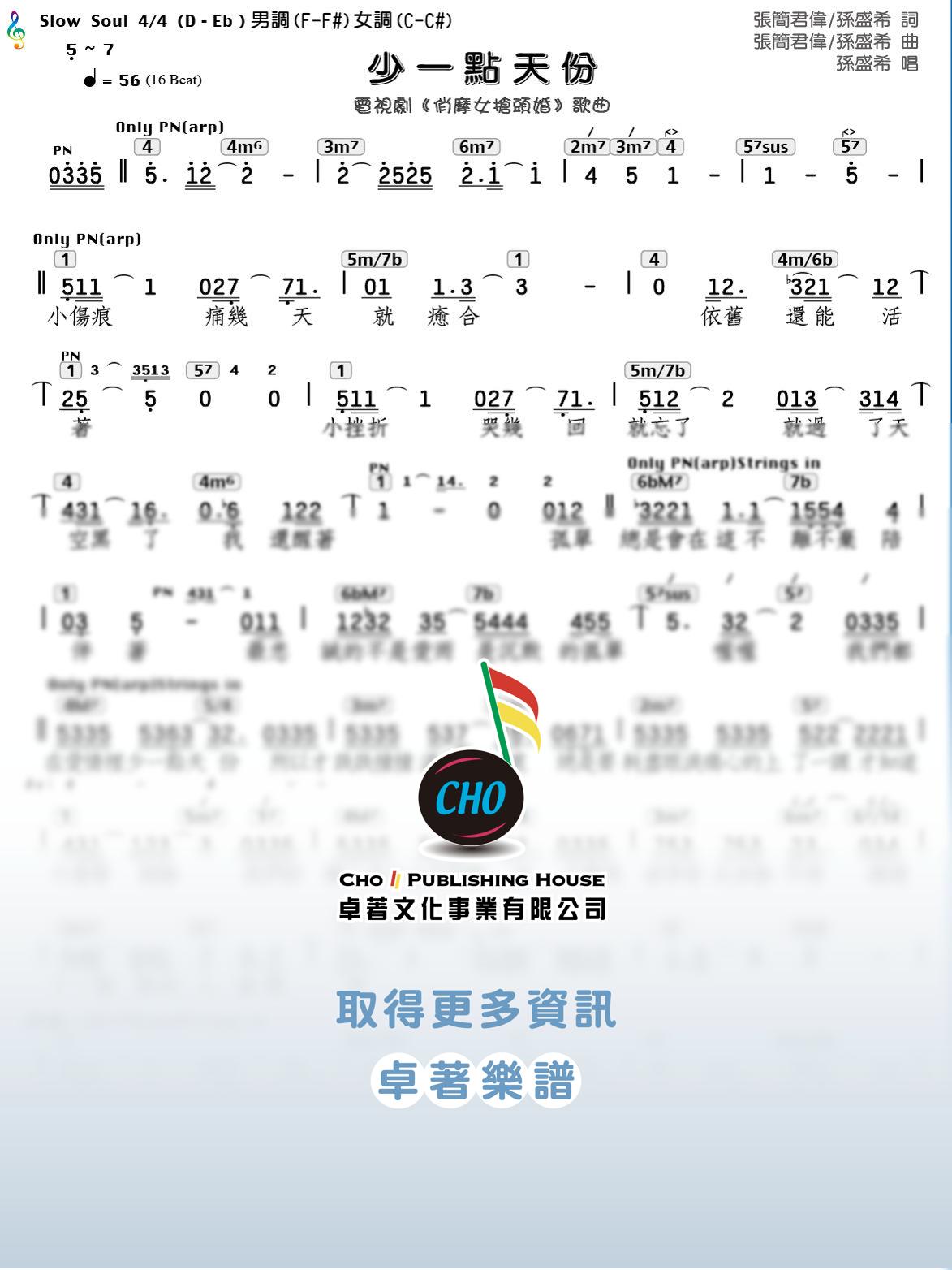 少一點天份